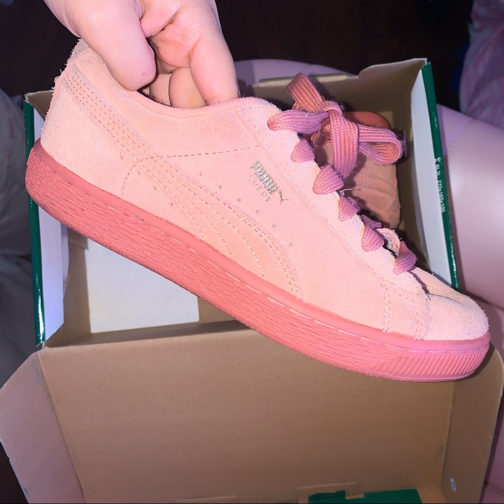 Puma suede desert flower PInK